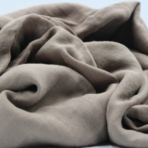 Muslin Cloth Baby Blanket Swaddle Dark Brown