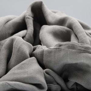 Muslin Cloth Baby Blanket / Swaddle Grey