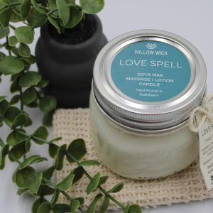 Love Spell Massage Lotion and Candle