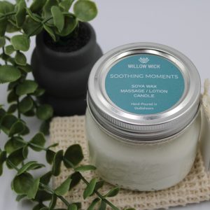 Soothing Moments Massage Lotion and Candle