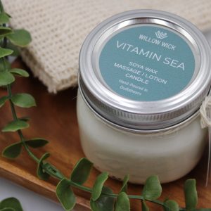 Vitamin Sea Massage Lotion and Candle