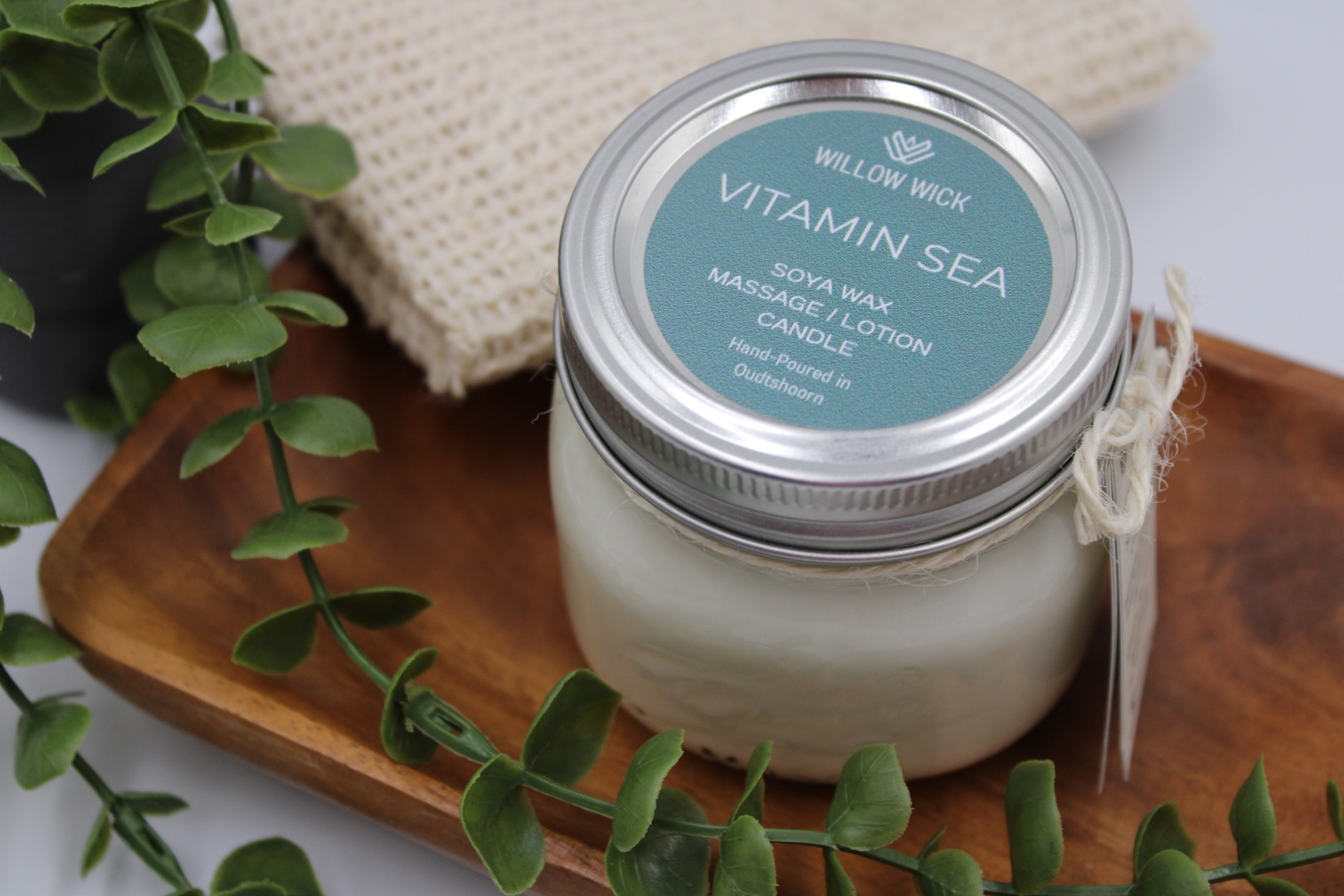 Vitamin Sea Massage Lotion and Candle
