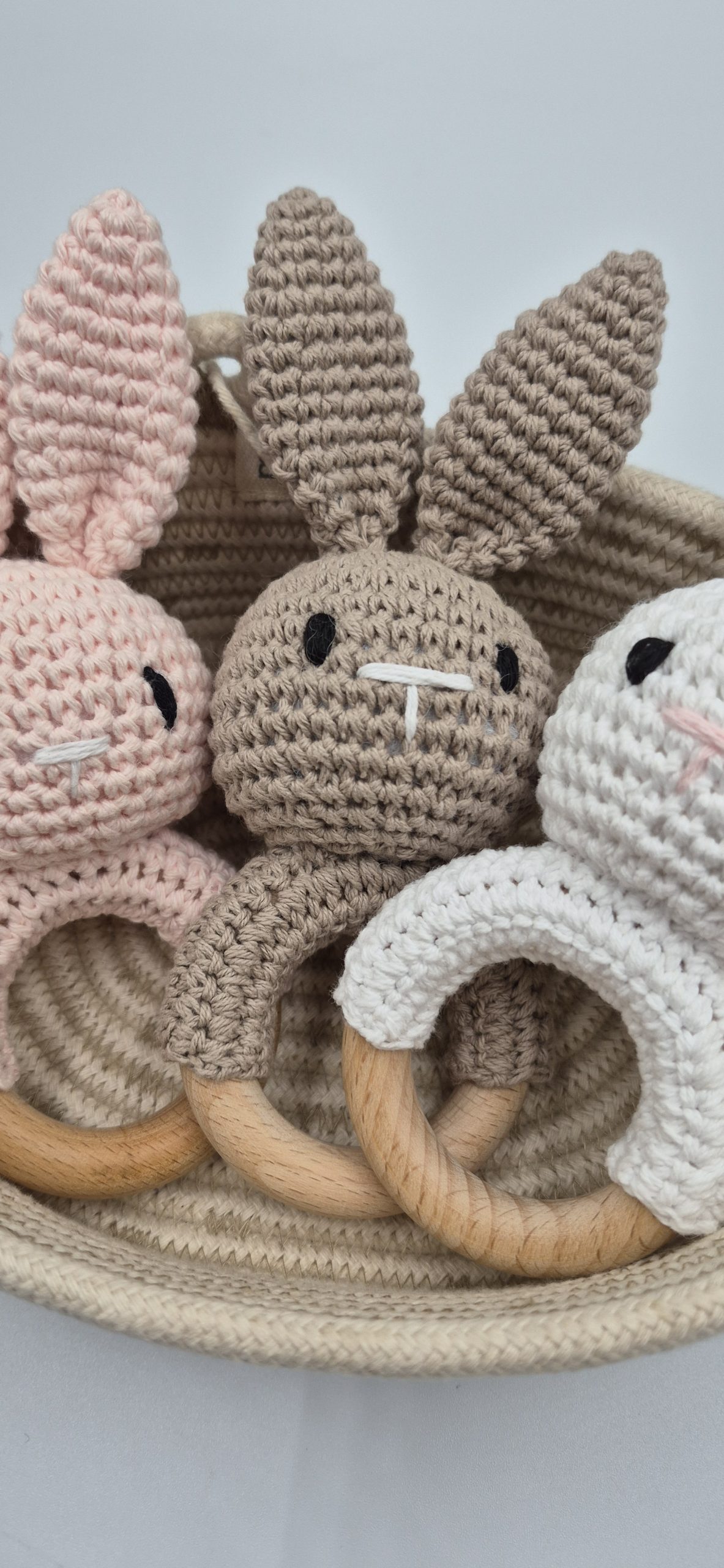 Crochet Bunny Rattle - Image 3