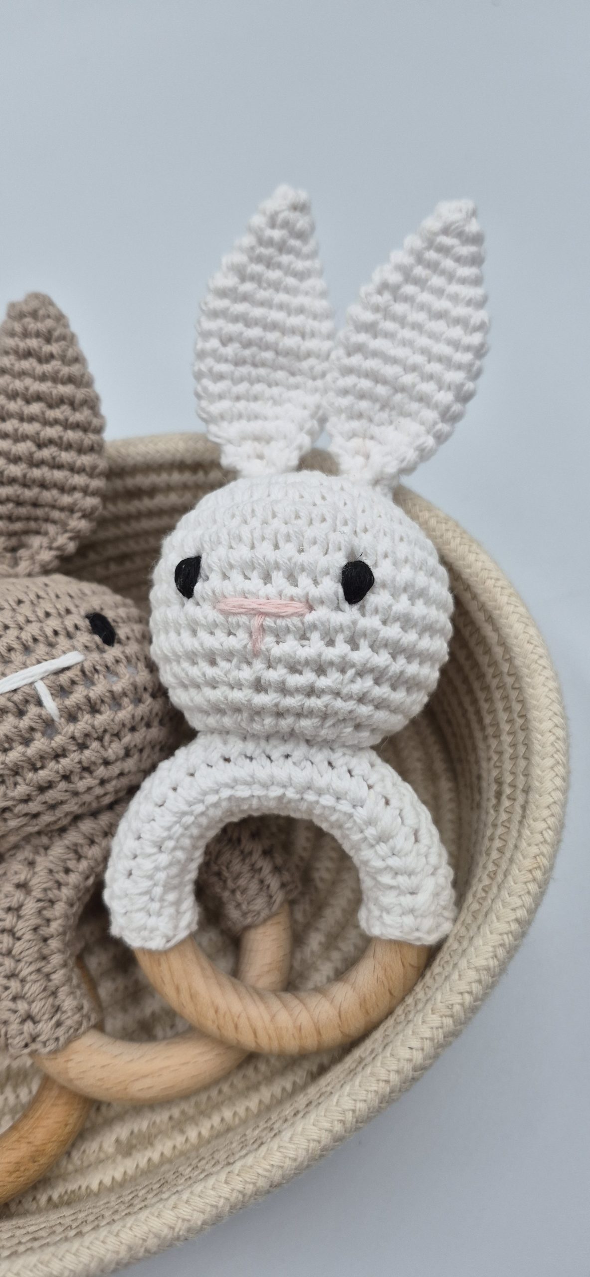 Crochet Bunny Rattle - Image 5